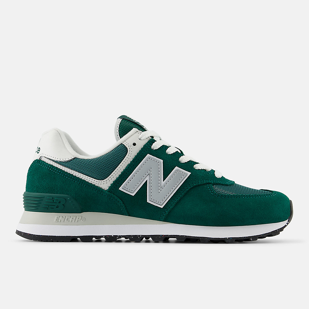 New Balance 574 Shoes Marsh Green with New Spruce and Grey Matter